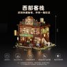 LUMIBRICKS FUNWHOLE 14014 MIỀN TÂY XƯA NHÀ TRỌ PHƯƠNG bộ đồ chơi xếp lắp ráp ghép mô hình Western OLD WEST INN Trung Cổ 2682 khối
