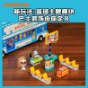 LUMIBRICKS FUNWHOLE 19010 PHỐ MỸ XE BUÝT STREETBALL bộ đồ chơi xếp lắp ráp ghép mô hình City STREETBALL TOUR BUS Thành Phố 1170 khối