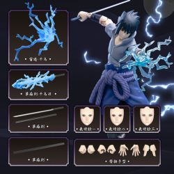 BLOKEES 75614 NARUTO PHIÊN BẢN NGOÀI SASUKE CC04 bộ đồ chơi xếp lắp ráp ghép mô hình Movie & Game Phim Và Trò Chơi 80 khối