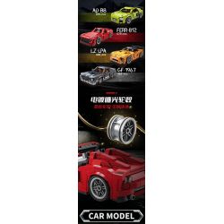 Kazi KY6154 6154 DỰ ÁN XE HƠI HẠNG SANG THỂ THAO LZ-LPA bộ đồ chơi xếp lắp ráp ghép mô hình Speed Champions Racing Cars Đua Xe Công Thức 436 khối