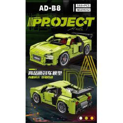 Kazi KY6154 6154 DỰ ÁN XE HƠI HẠNG SANG THỂ THAO LZ-LPA bộ đồ chơi xếp lắp ráp ghép mô hình Speed Champions Racing Cars Đua Xe Công Thức 436 khối