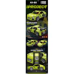 Kazi KY6155 6155 DỰ ÁN XE SANG THỂ THAO GF-1967 bộ đồ chơi xếp lắp ráp ghép mô hình Speed Champions Racing Cars Đua Xe Công Thức 562 khối