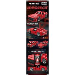 Kazi KY6155 6155 DỰ ÁN XE SANG THỂ THAO GF-1967 bộ đồ chơi xếp lắp ráp ghép mô hình Speed Champions Racing Cars Đua Xe Công Thức 562 khối