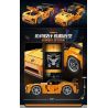 Kazi KY6155 6155 DỰ ÁN XE SANG THỂ THAO GF-1967 bộ đồ chơi xếp lắp ráp ghép mô hình Speed Champions Racing Cars Đua Xe Công Thức 562 khối