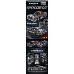 Kazi KY6155 6155 DỰ ÁN XE SANG THỂ THAO GF-1967 bộ đồ chơi xếp lắp ráp ghép mô hình Speed Champions Racing Cars Đua Xe Công Thức 562 khối