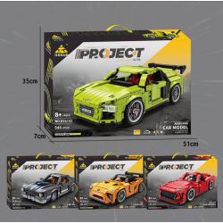 Kazi KY6155 6155 DỰ ÁN XE SANG THỂ THAO GF-1967 bộ đồ chơi xếp lắp ráp ghép mô hình Speed Champions Racing Cars Đua Xe Công Thức 562 khối