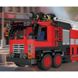 MouldKing 24094 Mould King 24094 XE CỨU HỎA HỘ THÀNH PHỐ bộ đồ chơi xếp lắp ráp ghép mô hình City URBAN RESCUE FIRE TRUCK 752 khối