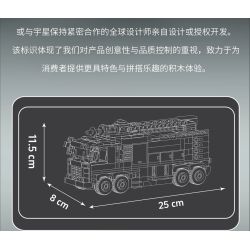 MouldKing 24094 Mould King 24094 XE CỨU HỎA HỘ THÀNH PHỐ bộ đồ chơi xếp lắp ráp ghép mô hình City URBAN RESCUE FIRE TRUCK 752 khối
