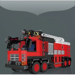 MouldKing 24094 Mould King 24094 XE CỨU HỎA HỘ THÀNH PHỐ bộ đồ chơi xếp lắp ráp ghép mô hình City URBAN RESCUE FIRE TRUCK 752 khối