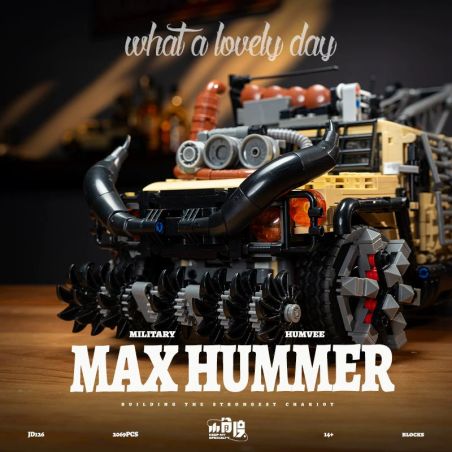 SMALL ANGLE JD126 THAY ĐỔI MAD MAX BUGGY bộ đồ chơi xếp lắp ráp ghép mô hình Creator MAX HUMMER Sáng Tạo 2069 khối