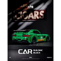 SMALL ANGLE JD104 MERCEDES-BENZ ÁC QUỶ XANH AMG bộ đồ chơi xếp lắp ráp ghép mô hình Creator Sáng Tạo 1585 khối