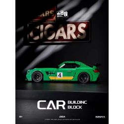 SMALL ANGLE JD104 MERCEDES-BENZ ÁC QUỶ XANH AMG bộ đồ chơi xếp lắp ráp ghép mô hình Creator Sáng Tạo 1585 khối