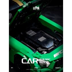 SMALL ANGLE JD104 MERCEDES-BENZ ÁC QUỶ XANH AMG bộ đồ chơi xếp lắp ráp ghép mô hình Creator Sáng Tạo 1585 khối