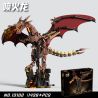 BEAUTIFUL AND 130102 CHARIZARD bộ đồ chơi xếp lắp ráp ghép mô hình FLAME DRAGON 1439 khối