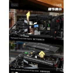 12GO 95003 GÓI XE KÉO SIÊU UNIMOG RV+ bộ đồ chơi xếp lắp ráp ghép mô hình Creator Sáng Tạo 2135 khối