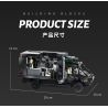 12GO 95003 GÓI XE KÉO SIÊU UNIMOG RV+ bộ đồ chơi xếp lắp ráp ghép mô hình Creator Sáng Tạo 2135 khối