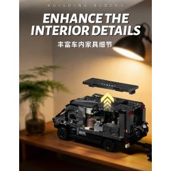 12GO 95003 GÓI XE KÉO SIÊU UNIMOG RV+ bộ đồ chơi xếp lắp ráp ghép mô hình Creator Sáng Tạo 2135 khối