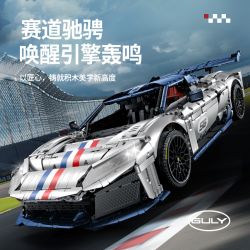 GULY 10656 SIÊU XE FERRARI F80 1:8 tỷ lệ 1:8 bộ đồ chơi xếp lắp ráp ghép mô hình Technic Kỹ Thuật Công Nghệ Cao Mô Hình Phương Tiện 3998 khối