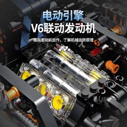 GULY 10656 SIÊU XE FERRARI F80 1:8 tỷ lệ 1:8 bộ đồ chơi xếp lắp ráp ghép mô hình Technic Kỹ Thuật Công Nghệ Cao Mô Hình Phương Tiện 3998 khối