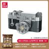 JIESTAR 57034 6 MÁY ẢNH NHỎ RETRO TRONG ĐÓ CÓ QUAY PHIM 2.8F LAIKA M3 POLAROID SX70 35MM 16MM GLAPHI bộ đồ chơi xếp lắp ráp ghép mô hình RETRO CAMERA 479 khối