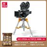 JIESTAR 57034 6 MÁY ẢNH NHỎ RETRO TRONG ĐÓ CÓ QUAY PHIM 2.8F LAIKA M3 POLAROID SX70 35MM 16MM GLAPHI bộ đồ chơi xếp lắp ráp ghép mô hình RETRO CAMERA 479 khối