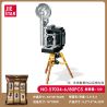 JIESTAR 57034 6 MÁY ẢNH NHỎ RETRO TRONG ĐÓ CÓ QUAY PHIM 2.8F LAIKA M3 POLAROID SX70 35MM 16MM GLAPHI bộ đồ chơi xếp lắp ráp ghép mô hình RETRO CAMERA 479 khối