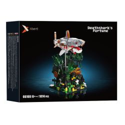 XBERT 66160 VẬN MAY CÁ MẬP bộ đồ chơi xếp lắp ráp ghép mô hình Arts & Crafts DEATH SHARK'S FORTUNE 1014 khối