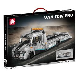 LE YI 31067 TRAILER CHUYÊN NGHIỆP TIÊU CHUẨN bộ đồ chơi xếp lắp ráp ghép mô hình Creator VAN TOW PRO Sáng Tạo 672 khối