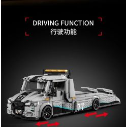 LE YI 31067 TRAILER CHUYÊN NGHIỆP TIÊU CHUẨN bộ đồ chơi xếp lắp ráp ghép mô hình Creator VAN TOW PRO Sáng Tạo 672 khối