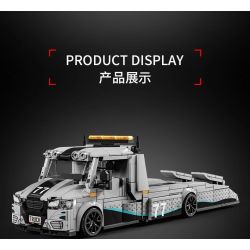 LE YI 31067 TRAILER CHUYÊN NGHIỆP TIÊU CHUẨN bộ đồ chơi xếp lắp ráp ghép mô hình Creator VAN TOW PRO Sáng Tạo 672 khối