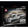 LE YI 31067 TRAILER CHUYÊN NGHIỆP TIÊU CHUẨN bộ đồ chơi xếp lắp ráp ghép mô hình Creator VAN TOW PRO Sáng Tạo 672 khối