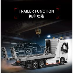 LE YI 31068 SIÊU TRAILER KHỔNG LỒ bộ đồ chơi xếp lắp ráp ghép mô hình Creator MEGA TOW PRO Sáng Tạo 670 khối