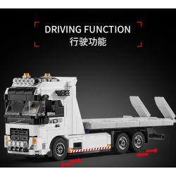 LE YI 31068 SIÊU TRAILER KHỔNG LỒ bộ đồ chơi xếp lắp ráp ghép mô hình Creator MEGA TOW PRO Sáng Tạo 670 khối