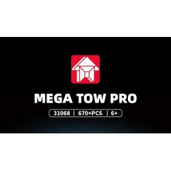 LE YI 31068 SIÊU TRAILER KHỔNG LỒ bộ đồ chơi xếp lắp ráp ghép mô hình Creator MEGA TOW PRO Sáng Tạo 670 khối