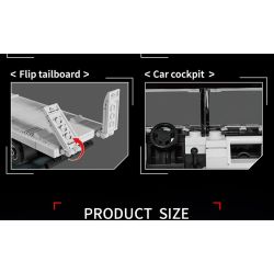 LE YI 31068 SIÊU TRAILER KHỔNG LỒ bộ đồ chơi xếp lắp ráp ghép mô hình Creator MEGA TOW PRO Sáng Tạo 670 khối