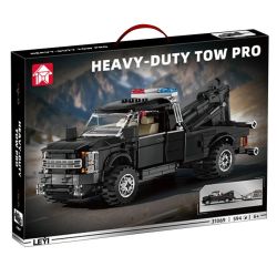 LE YI 31069 XE KÉO HẠNG NẶNG bộ đồ chơi xếp lắp ráp ghép mô hình Creator HEAVY-DUTY TOW PRO Sáng Tạo 594 khối