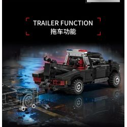 LE YI 31069 XE KÉO HẠNG NẶNG bộ đồ chơi xếp lắp ráp ghép mô hình Creator HEAVY-DUTY TOW PRO Sáng Tạo 594 khối