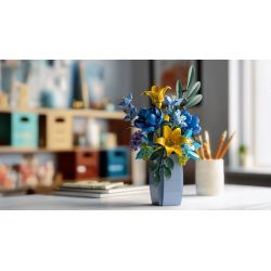 NIFELIZ NF10337 10337 BỘ BÌNH HOA DẠI bộ đồ chơi xếp lắp ráp ghép mô hình Creator WILDFLOWER BOUQUET WITH VASE Sáng Tạo 902 khối