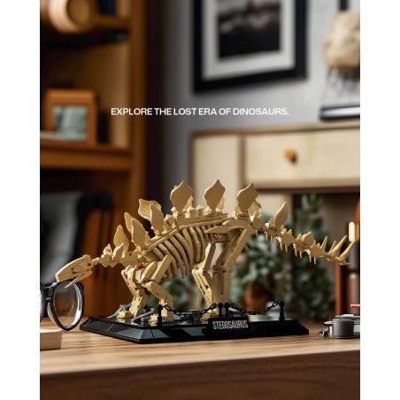 NIFELIZ NF10353 10353 HÓA THẠCH STEGOSAURUS bộ đồ chơi xếp lắp ráp ghép mô hình Creator STEGOSAURUS FOSSILS Sáng Tạo 665 khối