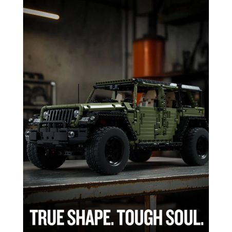 NIFELIZ NF10324 10324 XE JEEP WILLY ĐỊA HÌNH bộ đồ chơi xếp lắp ráp ghép mô hình Technic WILLIS OFF-ROAD CAR Kỹ Thuật Công Nghệ Cao Mô Hình Phương Tiện 2899 khối