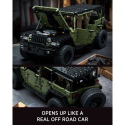 NIFELIZ NF10324 10324 XE JEEP WILLY ĐỊA HÌNH bộ đồ chơi xếp lắp ráp ghép mô hình Technic WILLIS OFF-ROAD CAR Kỹ Thuật Công Nghệ Cao Mô Hình Phương Tiện 2899 khối