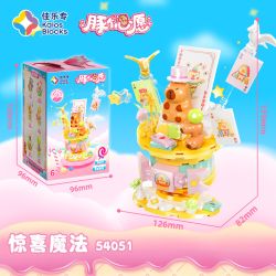 JIALE SPECIAL 54051 THỰC HIỆN MỘT ĐIỀU ƯỚC PHÉP THUẬT BẤT NGỜ bộ đồ chơi xếp lắp ráp ghép mô hình