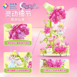 JIALE SPECIAL 66003 LẠC VÀO XỨ SỞ THẦN TIÊN NHỮNG BÔNG HOA bộ đồ chơi xếp lắp ráp ghép mô hình Girl Con Gái