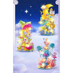 JIALE SPECIAL 66005 LẠC VÀO XỨ SỞ THẦN TIÊN BIỂN XANH bộ đồ chơi xếp lắp ráp ghép mô hình Girl Con Gái