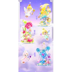 JIALE SPECIAL 66005 LẠC VÀO XỨ SỞ THẦN TIÊN BIỂN XANH bộ đồ chơi xếp lắp ráp ghép mô hình Girl Con Gái