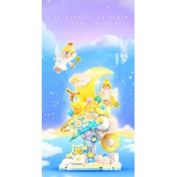 JIALE SPECIAL 66005 LẠC VÀO XỨ SỞ THẦN TIÊN BIỂN XANH bộ đồ chơi xếp lắp ráp ghép mô hình Girl Con Gái