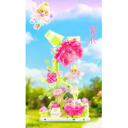 JIALE SPECIAL 66005 LẠC VÀO XỨ SỞ THẦN TIÊN BIỂN XANH bộ đồ chơi xếp lắp ráp ghép mô hình Girl Con Gái