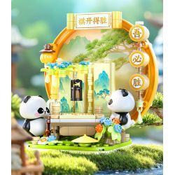 JIALE SPECIAL 54045 BỘ SƯU TẬP PHƯƠNG ĐÔNG CỜ VUA VUI NHỘN bộ đồ chơi xếp lắp ráp ghép mô hình