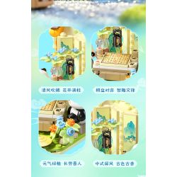 JIALE SPECIAL 54045 BỘ SƯU TẬP PHƯƠNG ĐÔNG CỜ VUA VUI NHỘN bộ đồ chơi xếp lắp ráp ghép mô hình