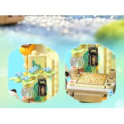 JIALE SPECIAL 54045 BỘ SƯU TẬP PHƯƠNG ĐÔNG CỜ VUA VUI NHỘN bộ đồ chơi xếp lắp ráp ghép mô hình